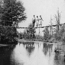 Kotuku Swing bridge.1928.