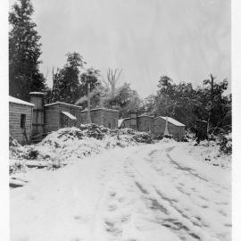 Orwell Creek Mill houses in the snow *PHOTO ALBUM*