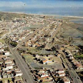 Greymouth - Aerial photograph taken by Whites Aviation. 1948.