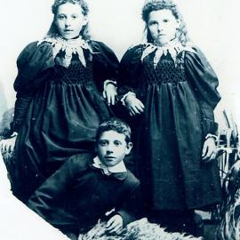 John Forrest and sisters.Runanga.