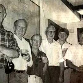 Celebrating the discovery of an 1894 map of Blackball Township.1998.