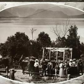 Lake Kaniere picnic .ca.1910.