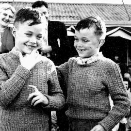 Scott twins - Twin Competition - Runanga  Centennial Celebrations, 1960.