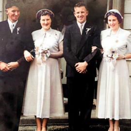  Jimmy Wilson`s wedding ,Reefton.ca.1954.