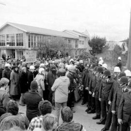 "West Coasters against apartheid "protest.  1981.  - ALBUM -