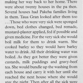 ALBUM -1918 flu epidemic at Arahura Pa.  