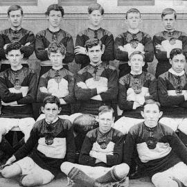 Hokitika District High Rugby team .1914.