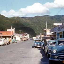 Broadway, Reefton February 1962.   - 2 PHOTOS -