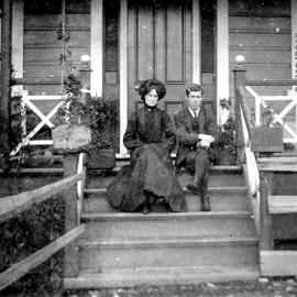 John Coulthard - killed in the mine payroll robbery. with sister ,Sadie Boddy. 1917