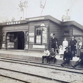 Kumara Junction train station.ca.1900.