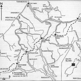 Rakaia Greenstone trails.