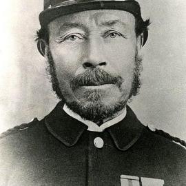 Sergeant John Nash, the first non-commissioned member of the NZ Police Force.Westport.1863.