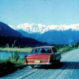 Heading home to Te Taho from Whataroa in the direction of the old Whataroa river bridge