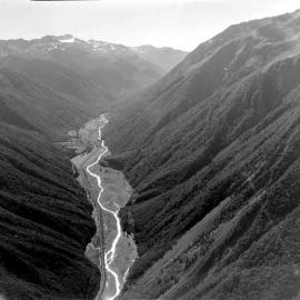 Road through Arthurs Pass. April, 1947.