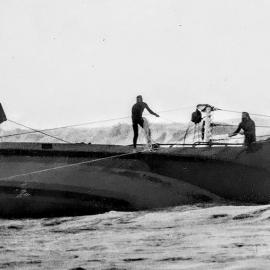  The salvage on the fishing boat  - Sea Lord.ca. 1983.