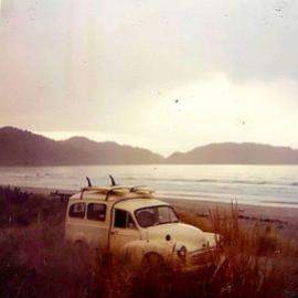 Surf check at Neil`s Beach and surfing the Point at Cobden. 1970`s.  - ALBUM -