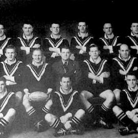 South Island Rugby League Representative team.1944.