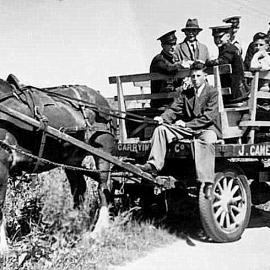 J Cameron Carriers, and band members - possibly a Hokitika Band.