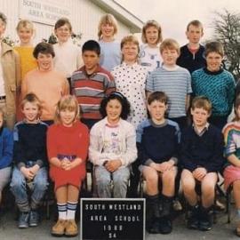 South Westland Area School . Std 4.1988.