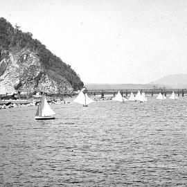 Sailing on the Grey River, 1907