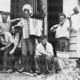 Weekend Leave in Sth.Westland Bush. ca. Late 1930's