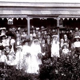 Williams & Warner wedding, Nelson Creek.15 March,1904.