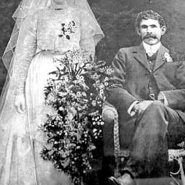 Josephine and James O`Donnell on their Wedding day - August 26th, 1908.