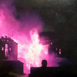 New Commercial Hotel Fire, Reefton, March 1968.