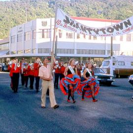  A parade to mark Shantytown 10th anniversary.1981.