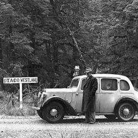 Otago Westland border - Top of the Haast Pass.1940`s