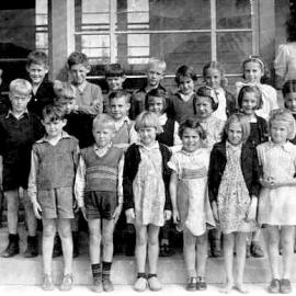 Dobson School, Std 1 - 2. 1949.