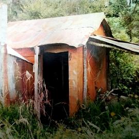 Sinclair Hut, Mokihinui, 1986.