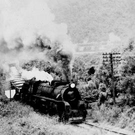 J 1201 out of Greymouth, bound for Otira.Dec 1965.