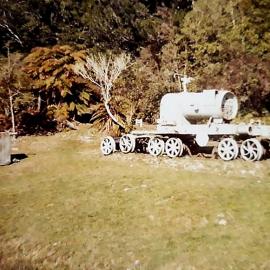 Old steam engine, Red Jacks 1986.
