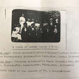 Group of Cobden ladies