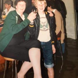 Duke Hotel still trading as water flowed through - early 80`s flood , Greymouth.