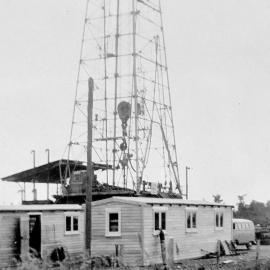 The Shell, BP & Todd oil drilling rig at Kumara Junction.ca.1962.  - 2 PHOTOS -