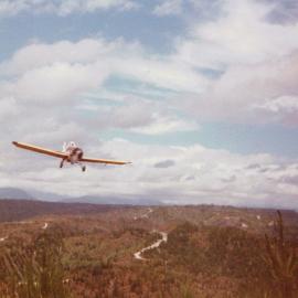 Thrush Commander during dothistroma spraying ops in Mawhera Forest. 1979