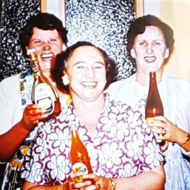 Cobden women Joan Keith, Isa Burn, Tori Burn