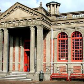 Carnegie Library, Hokitika - opened June 24th,1908.   - ALBUM -