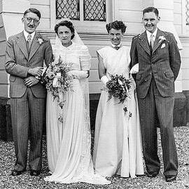 Lloyd Samuel Jones and Marjorie Violet Stephen wedding  - they met in Waiuta on the tennis courts in 1947. 1949