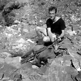  Hunting on Mt Alexander .ca.1965.   - ALBUM -