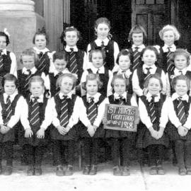 St Mary's Parish Primary School Hokitika Stds 1 and 2 .1948.