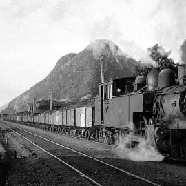 Coal Train leaving Granity , early 1950's.