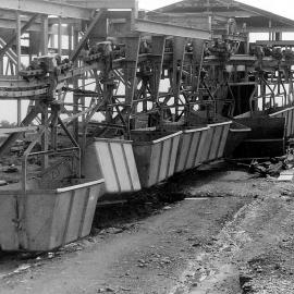 Eric Ashenden came out New Zealand to oversee the construction of the Aerial Ropeway at Stockton
