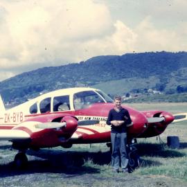 ZK-BYB at Greymouth aerodrome - later crashed Kaikoura