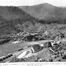 Showing the locality of the fatal 1904 Brunner landslide