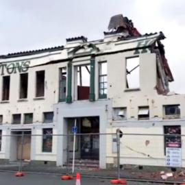 Revingtons Hotel demolition, mostly September , 2020 - before and after.