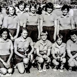St Joseph's netball team,Runanga.