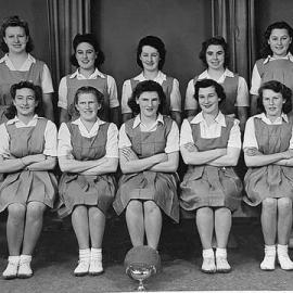 Tech Old Girls, B Basketball Team. 1947.